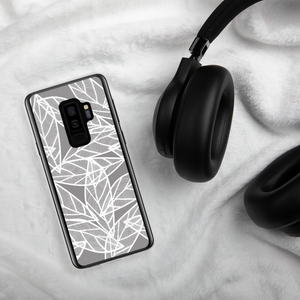 Messy White Leaves | Samsung Case