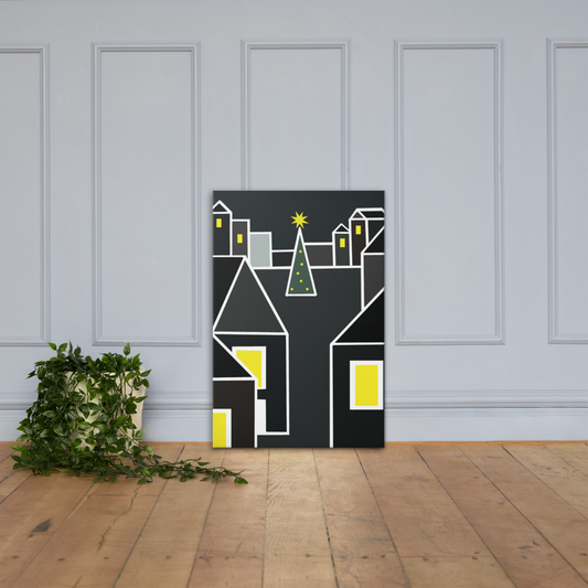 December Eve Print | Canvas