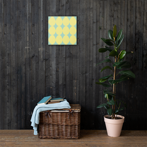 Easter Pattern Yellow | Canvas