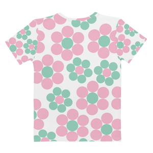Happy Pastel Flowers | Women's V-Neck