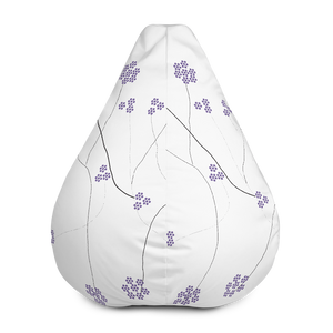 Purple Small Flowers | Bean Bag Chair