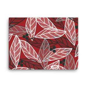 Christmas Leaves | Canvas