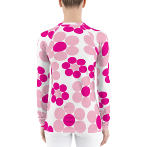 Happy Flowers Ornament | Women's Rash Guard