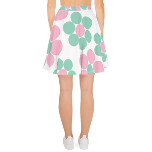 Happy Pastel Flowers | Skater Skirt