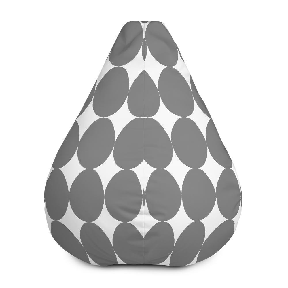 Easter Pattern Gray | Bean Bag Chair