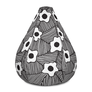 Black Ornament | Bean Bag Chair