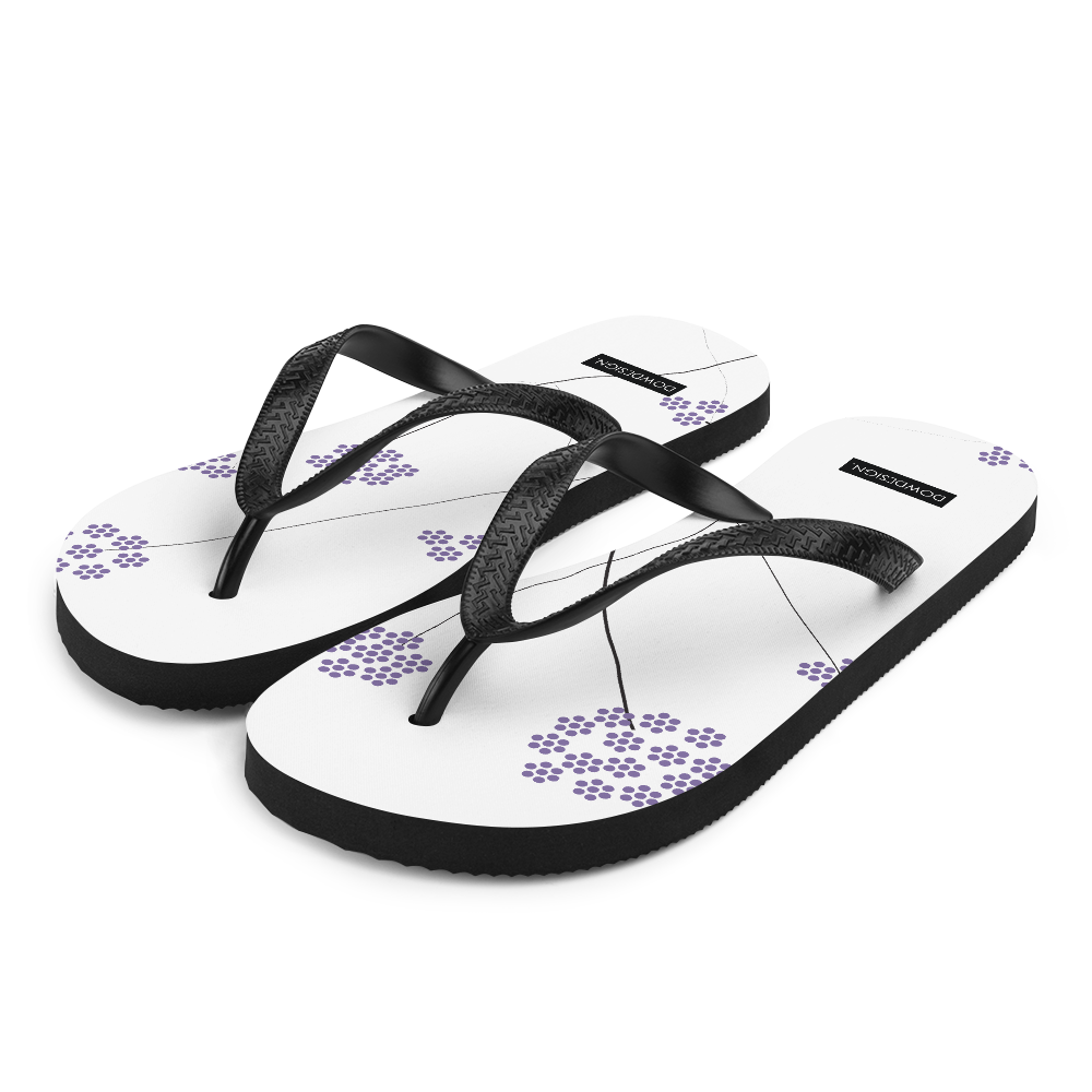 Purple Small Flowers | Flip-Flops