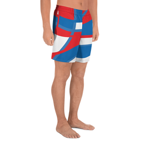 Red, White and Blue | Men's Athletic Long Shorts
