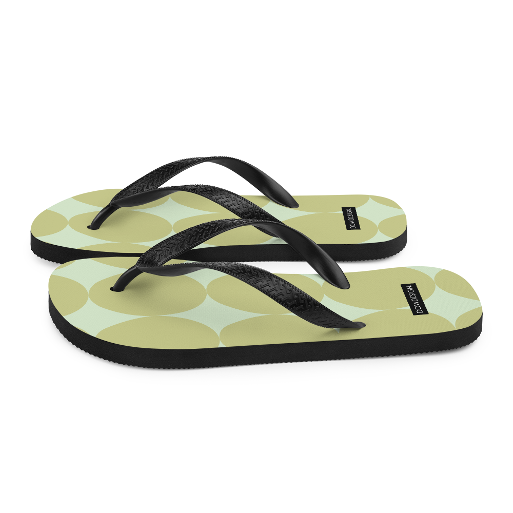Easter Pattern Olive | Flip-Flops