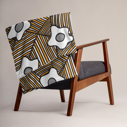 Orange Ornament | Throw Blanket