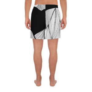 Black and White Day | Men's Athletic Long Shorts
