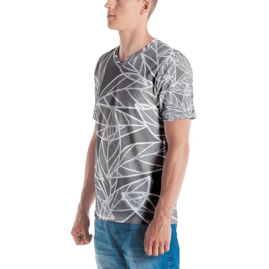 Messy White Leaves | Men's T-Shirt