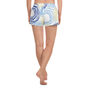 Cheery Flowers | Women's Athletic Short Shorts