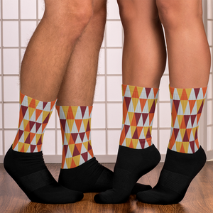 Autumn Triangles | Socks