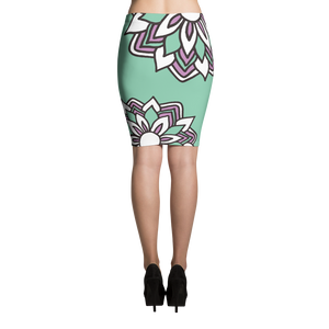 Smiling Flowers | Pencil Skirt