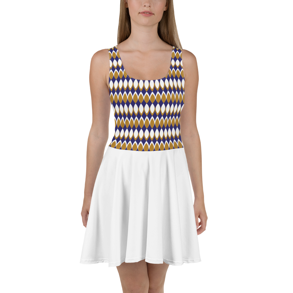 Golden Eye Ornament | Skater Dress
