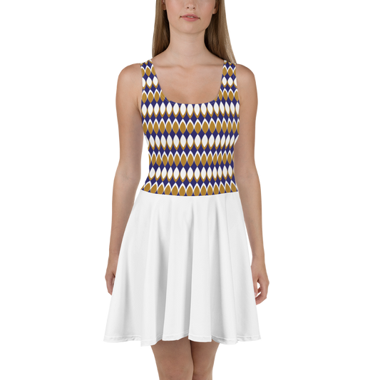 Golden Eye Ornament | Skater Dress