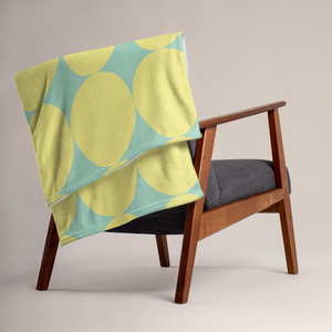 Easter Pattern Yellow | Throw Blanket