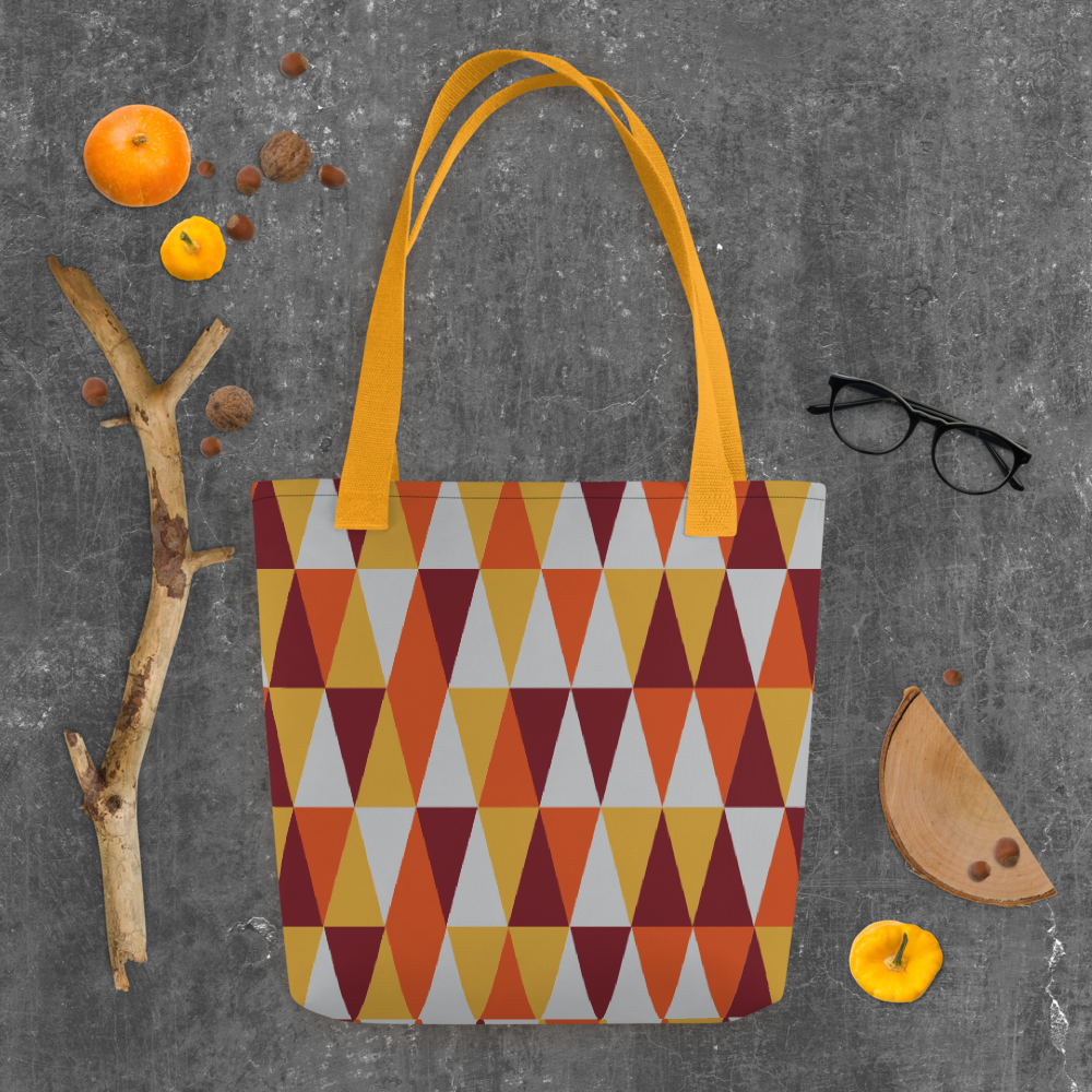 Autumn Triangles | Tote Bag