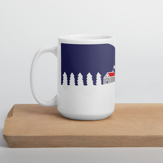 Home In White Forest | Mug