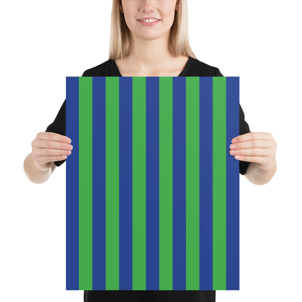 Green and Blue | Poster