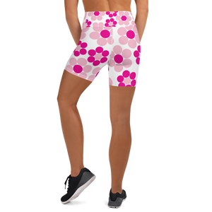 Happy Flowers Ornament | Yoga Shorts
