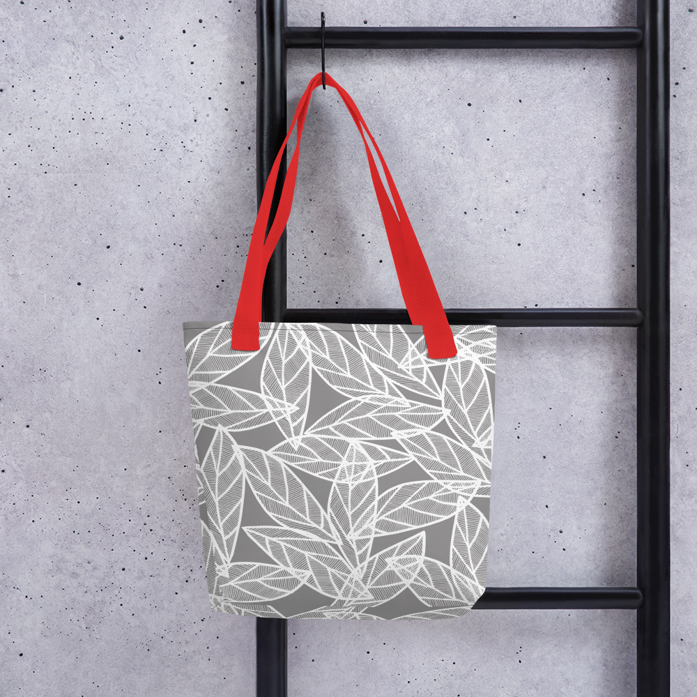 Messy White Leaves | Tote Bag