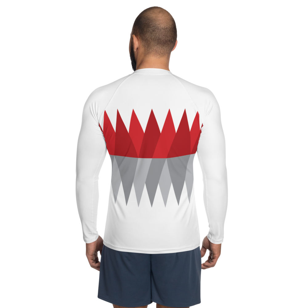 Red Gray Christmas | Men's Rash Guard