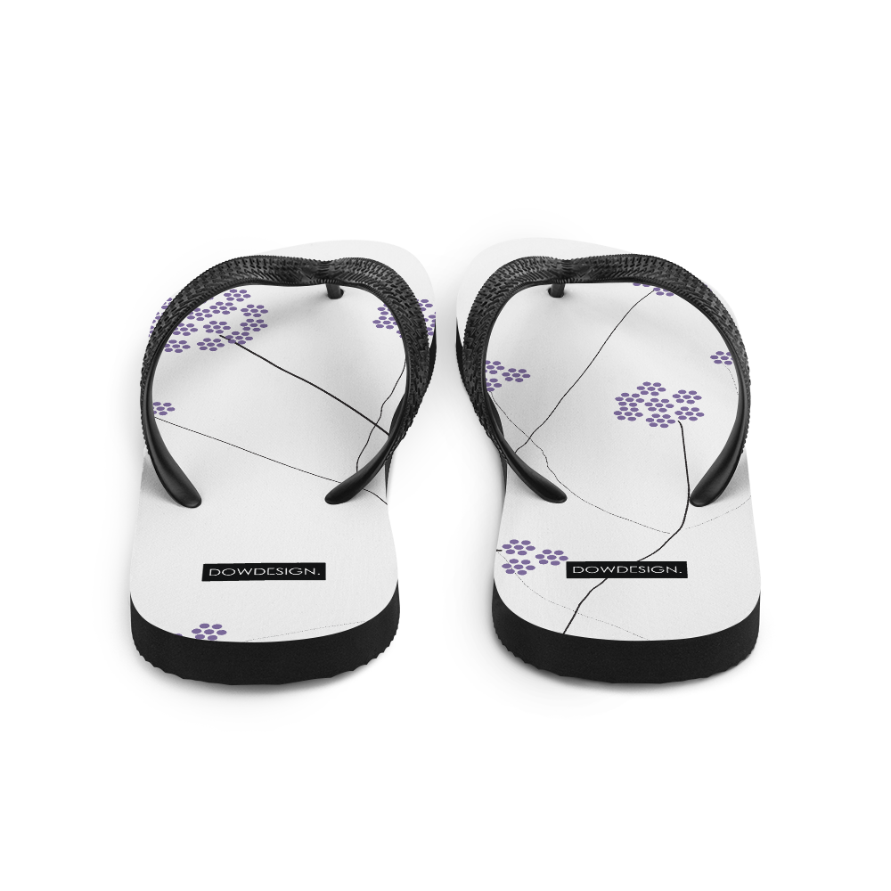 Purple Small Flowers | Flip-Flops