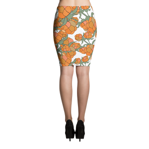 Lakka Ornament Black | Pencil Skirt