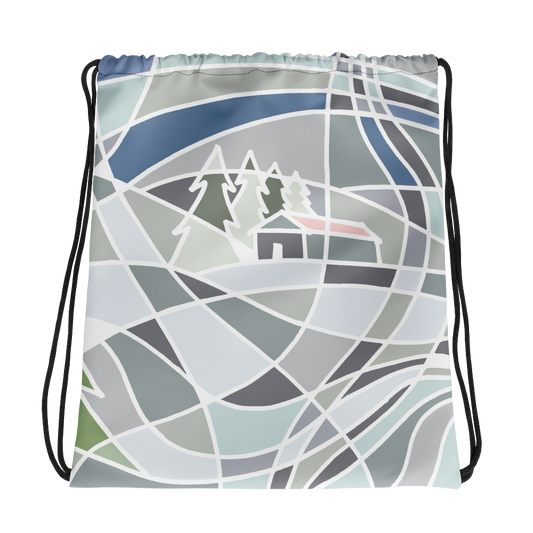 Snowy Day | Drawstring Bag