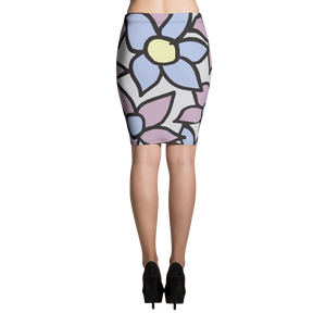 Flower Mix | Pencil Skirt