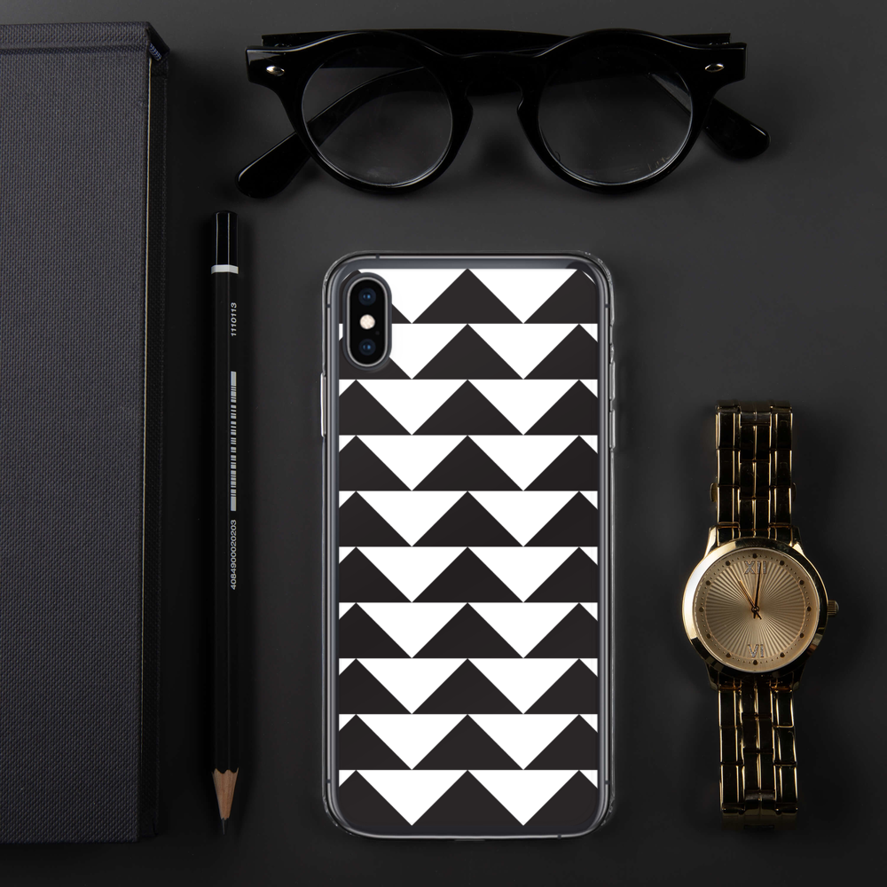 Black and White Triangles | iPhone Case