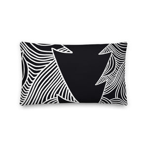 Stars and Trees Black | Pillow