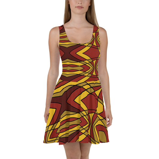 Warm Ornament | Skater Dress