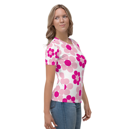 Happy Flowers Ornament | Women's T-Shirt