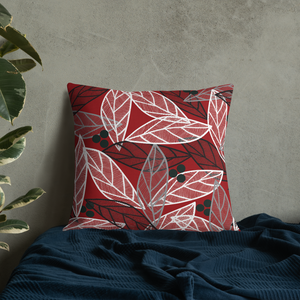 Christmas Leaves | Pillow