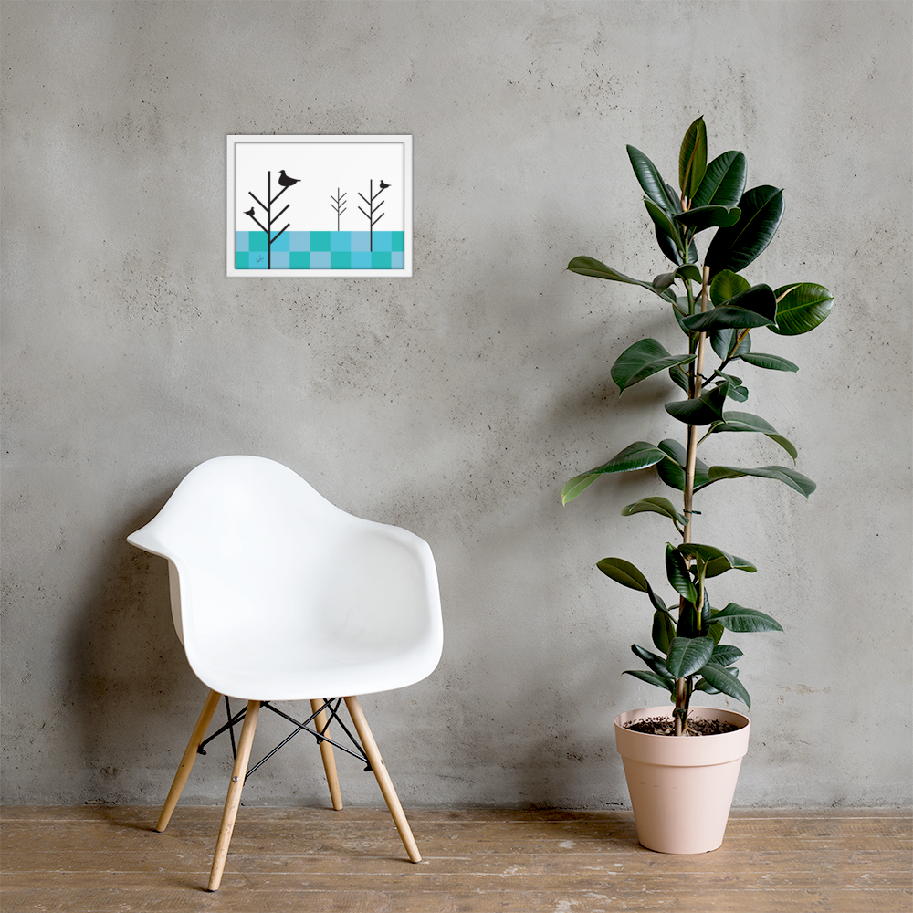 Summer Birds | Framed Poster