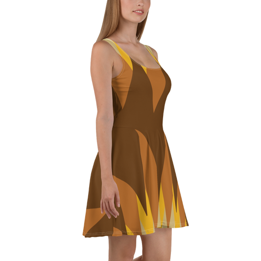Golden Forest | Skater Dress