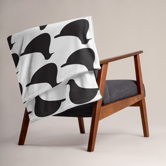 Black Birds | Throw Blanket