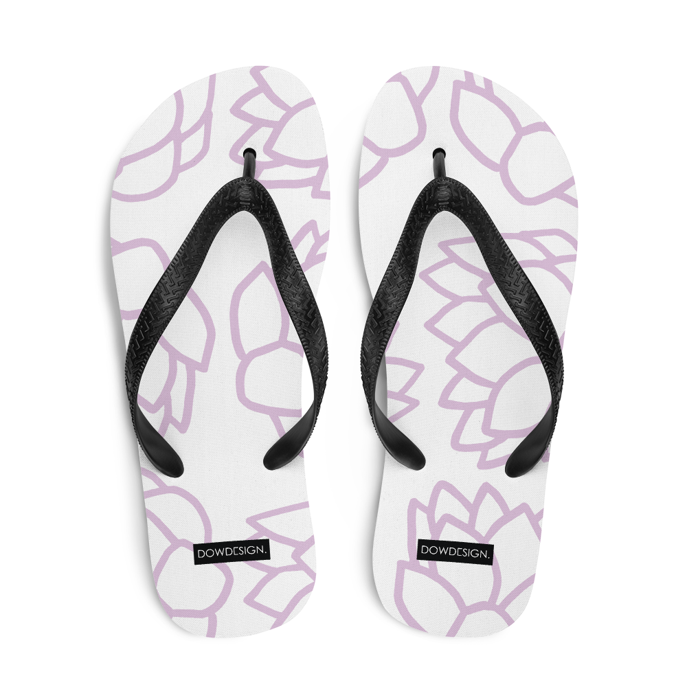 Pink Pastel Flowers | Flip-Flops