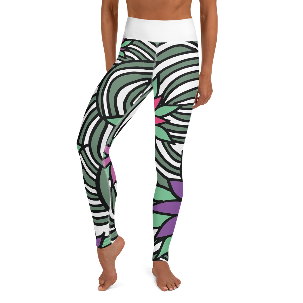 Flower Ornament | Yoga Leggings