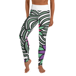 Flower Ornament | Yoga Leggings