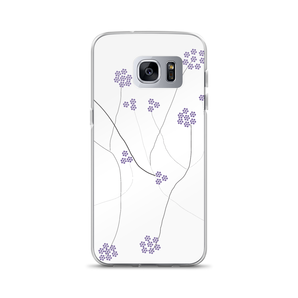 Purple Small Flowers | Samsung Case