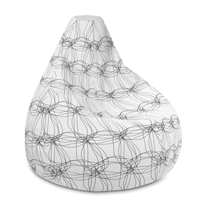 Ornament Graphic Flowers | Bean Bag Chair