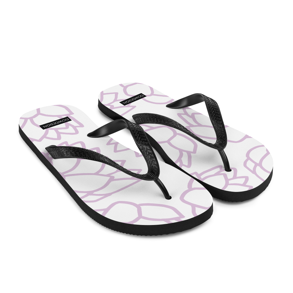 Pink Pastel Flowers | Flip-Flops
