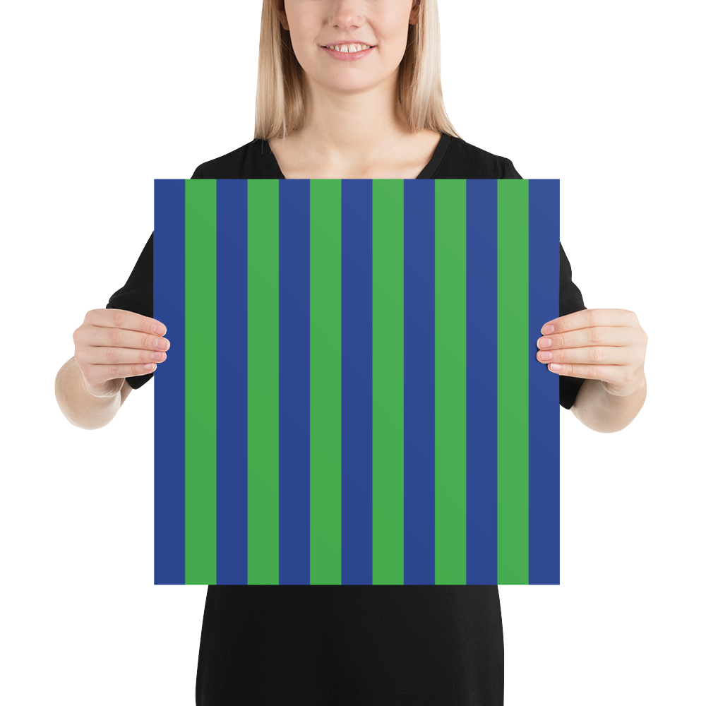 Green and Blue | Poster