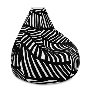 Black and White Ornament | Bean Bag Chair