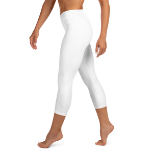 Happy Pastel Flowers | Yoga Capri Leggings