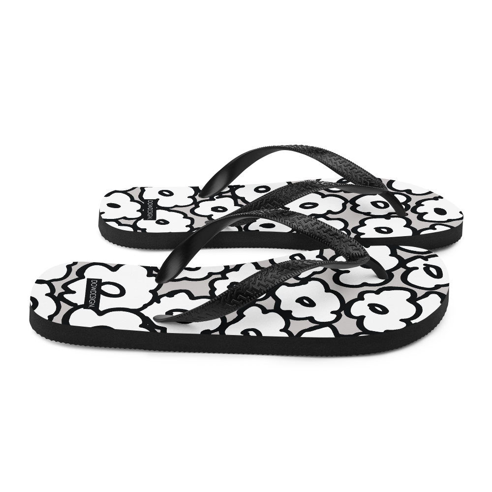 Happy White Flowers | Flip-Flops
